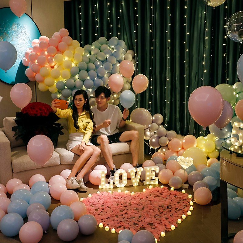 arctic求婚布置室内外浪漫客厅表白求婚道具生日装饰房间卧室惊喜道具