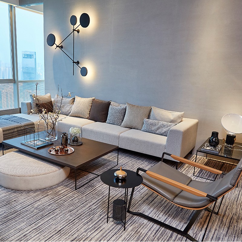 菲尼其北欧意式极简沙发椅