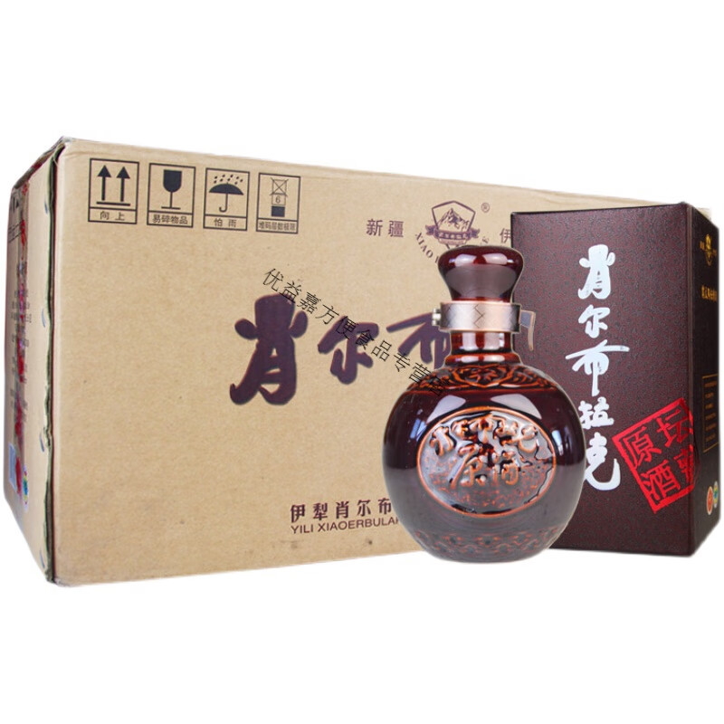 肖尔布拉克 250ml*8瓶 新疆白酒伊犁肖尔布拉克原酒小坛藏六年50度