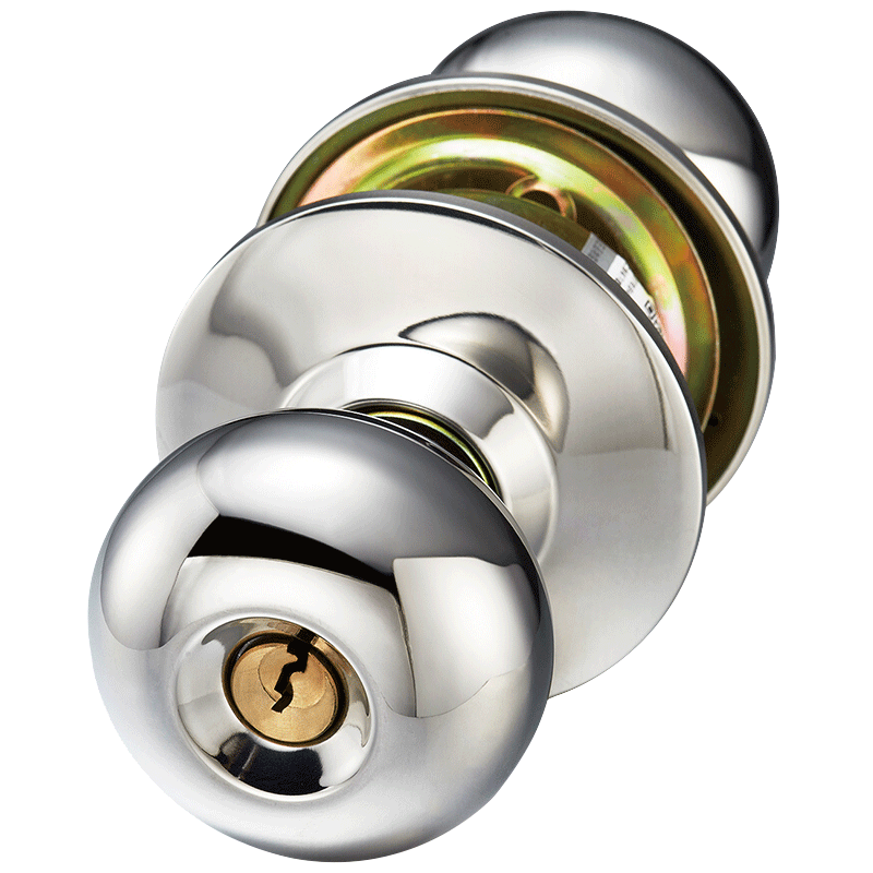 飞球( Fly.Globe) 球形锁室内卧室卫生间门锁304不锈钢球锁通用款 5791CP