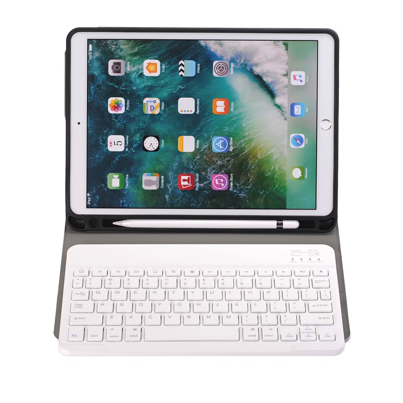 zonyee蓝牙键盘保护套适用苹果 iPad 2021款10.2英寸7/8/9代A2270/2602 玫瑰金保护套+蓝牙键盘