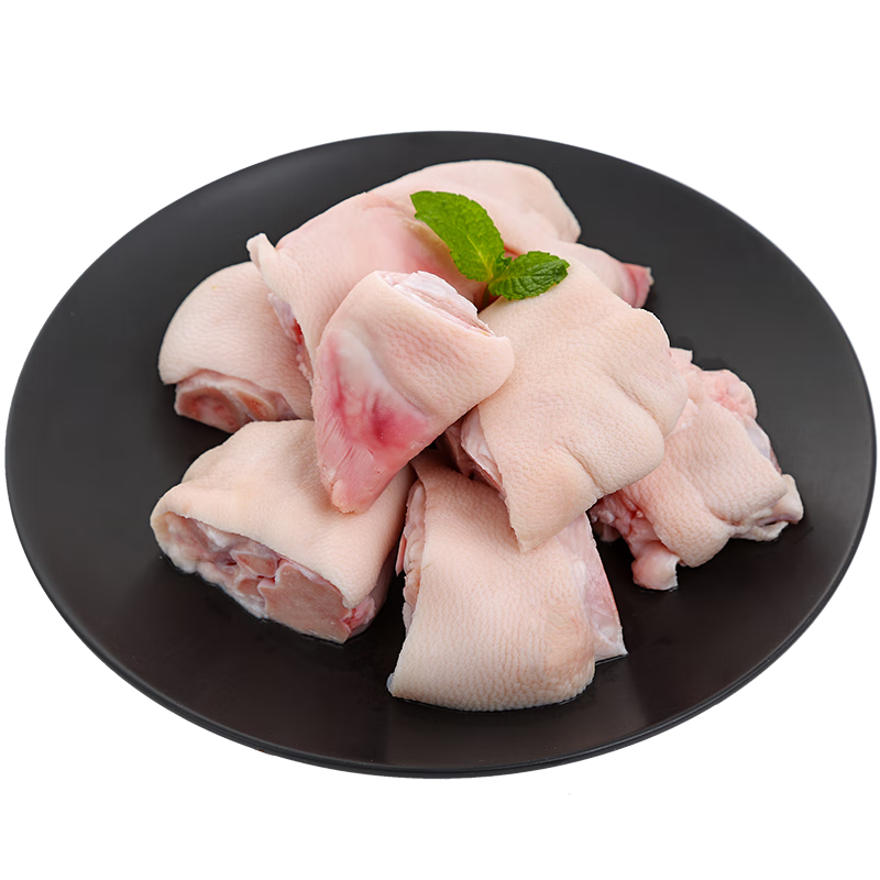 青青小厨 山东发货 国产猪蹄块净重4斤 免切猪蹄生鲜猪手猪脚 源头直发