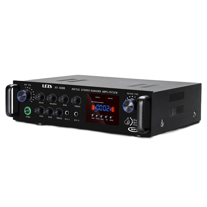 LDZS 220V大功率藍(lán)牙功放機(jī)家用音箱放大器發(fā)燒專業(yè)AV重低音HIFI家庭影院KTV高清功放  628BT藍(lán)牙款功放