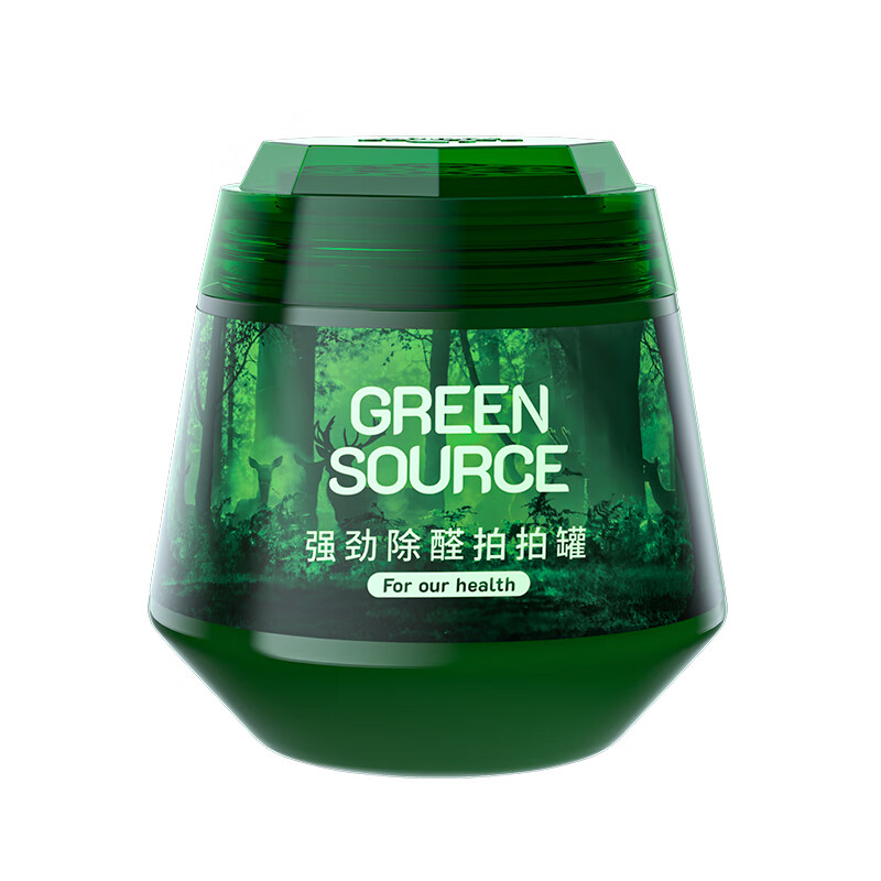 绿之源去除甲醛清除剂除醛果冻凝胶小绿罐家用车内快速除甲醛魔盒拍拍罐 4罐装【净化40-60㎡】