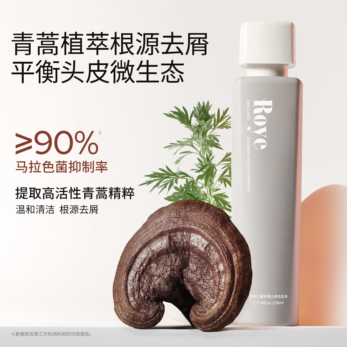 若也（ROYE）【热巴同款】青蒿去屑止痒洗发水去油清爽控油洗发露持久留香男女 强强联合：控油去屑双瓶套装