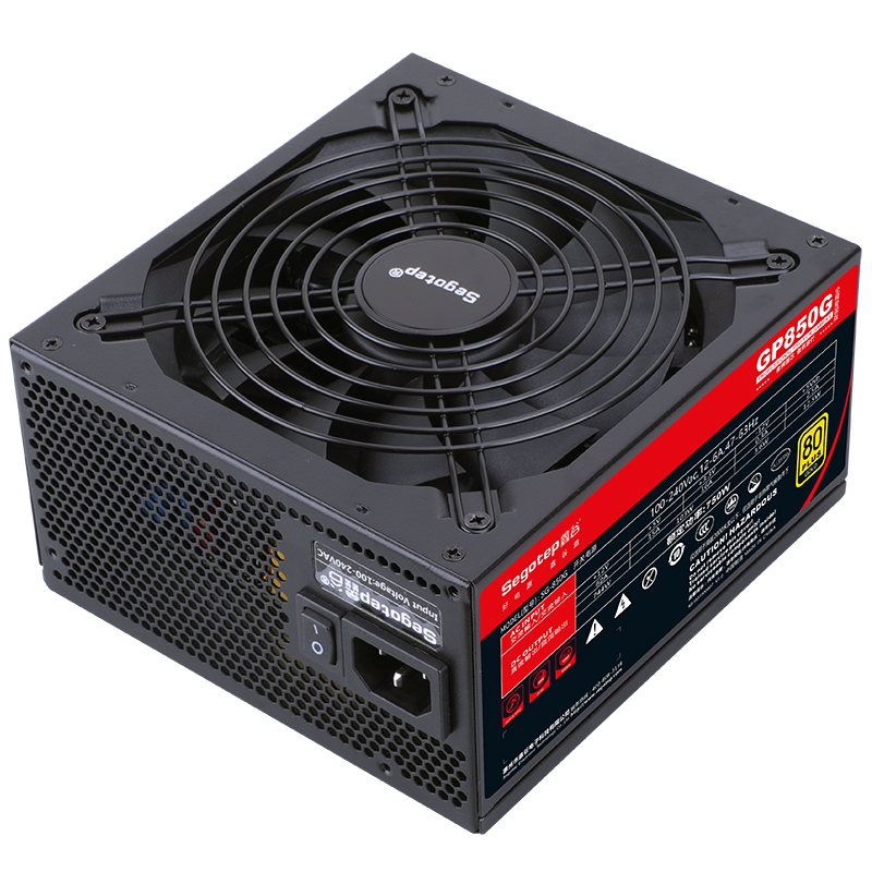 鑫谷（Segotep）额定750W GP850G全模爱国版电源（金牌认证全模组/双CPU供电/宽幅/背线/台式电脑机箱电源）