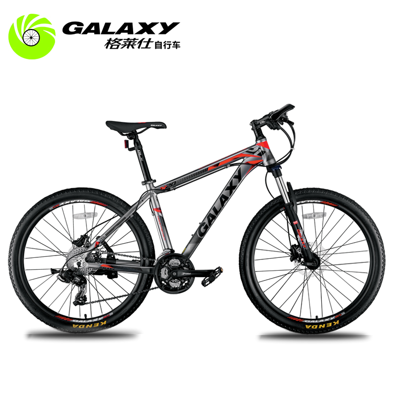 【官方旗舰】格莱士自行车galaxy格莱仕m20铝合金减震双碟刹27速男