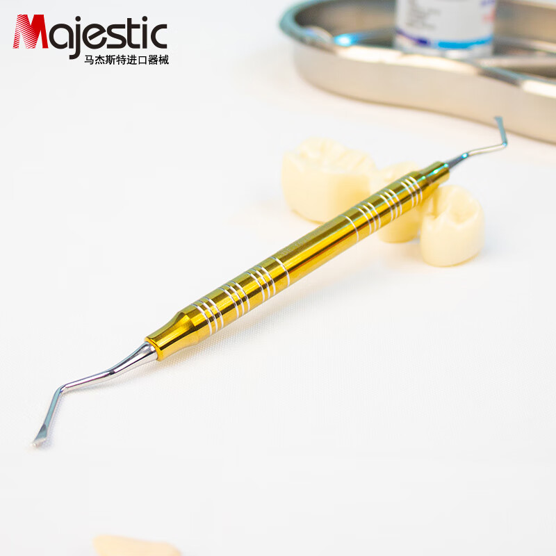 带齿刮匙牙刮勺锐齿剔挖器 肉芽剔除工具 口腔种植手术器械材料 刮匙