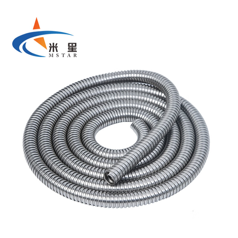 米星(mstar) 304 不锈钢软管电线电缆套管 金属波纹管 护线管 车用穿