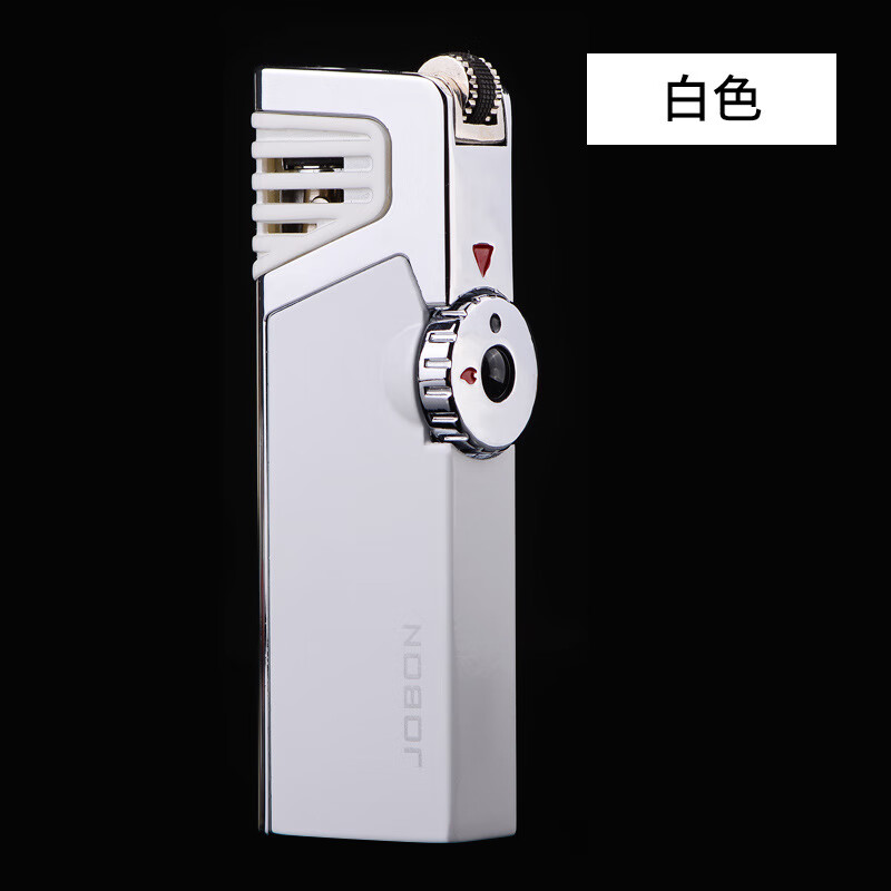 中邦(jobon)防风充气打火机三头蓝焰直冲可视气体创意锁火个性潮雪茄