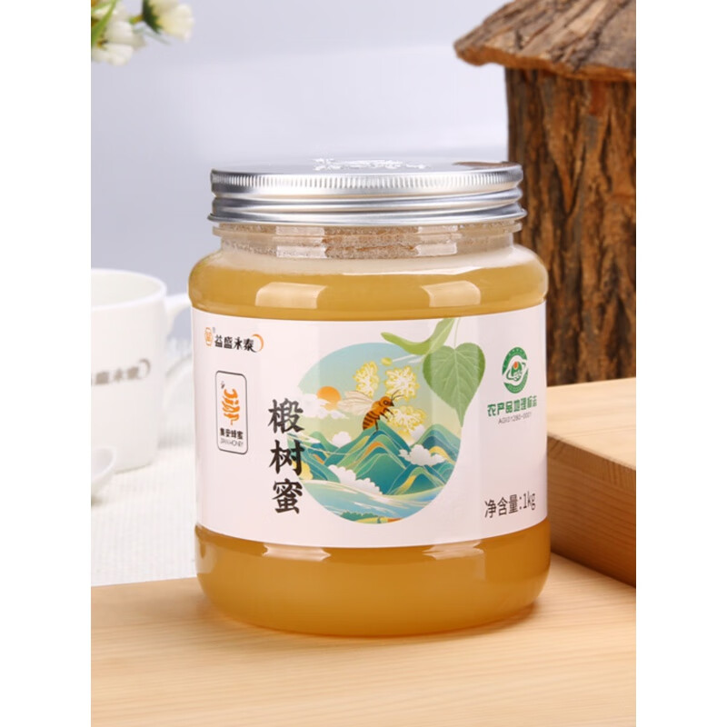 益盛永泰天然，农家自产集安蜂蜜系列椴树蜜 1kg 乳白色