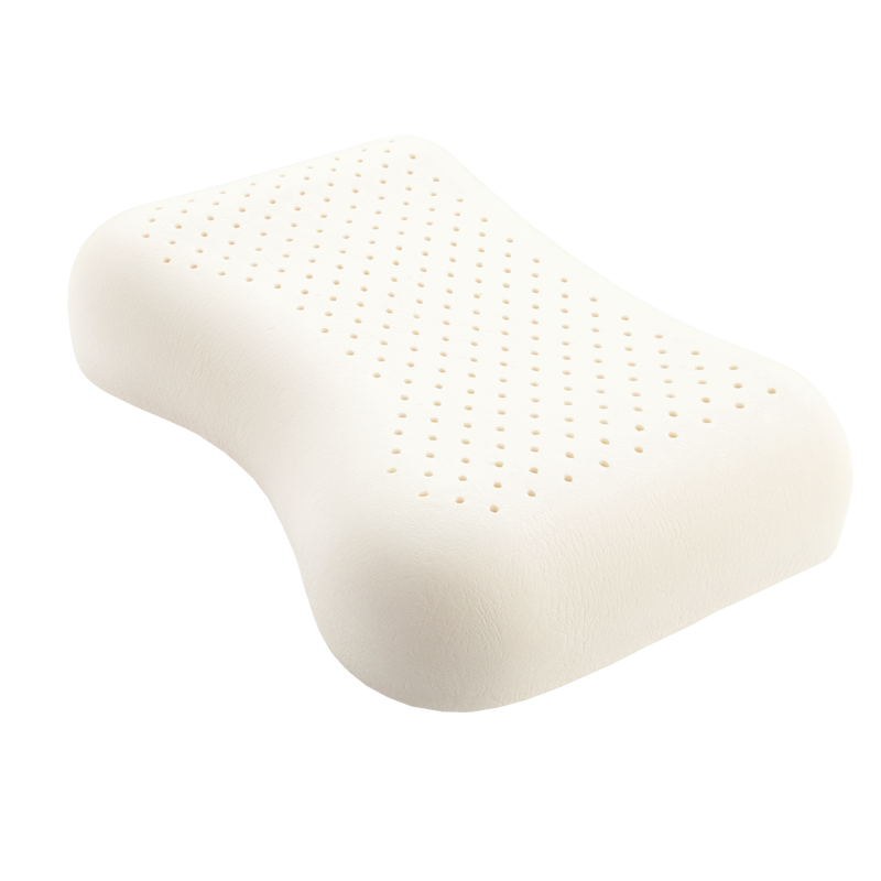 泰嗨（TAIHI）泰国天然乳胶枕头泰国进口颈椎枕芯人体工学乳胶枕头 高低平面枕（60*40*10/12） 单只装