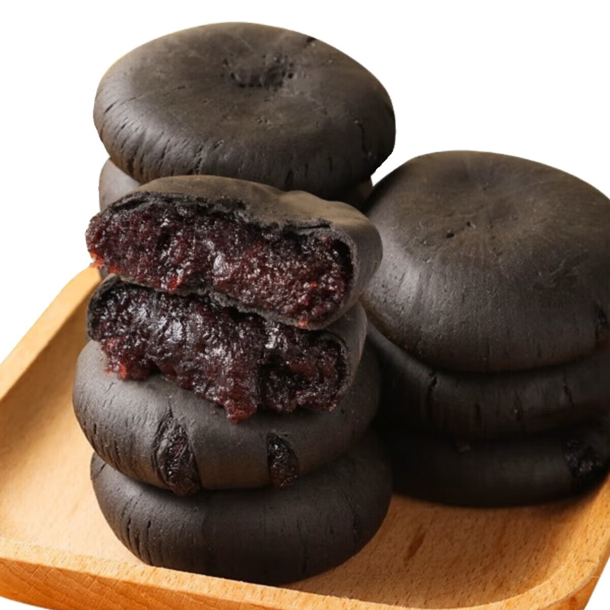 冠食果五黑桑葚紫米饼点心糕点小吃零食休闲聚会节日 五黑桑葚紫米饼