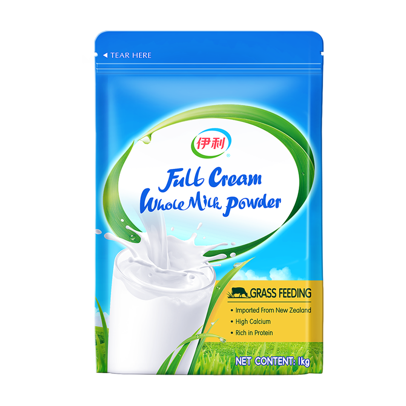 伊利伊利新西兰原装进口1kg全脂奶粉生牛乳成人全家高钙高蛋白营养