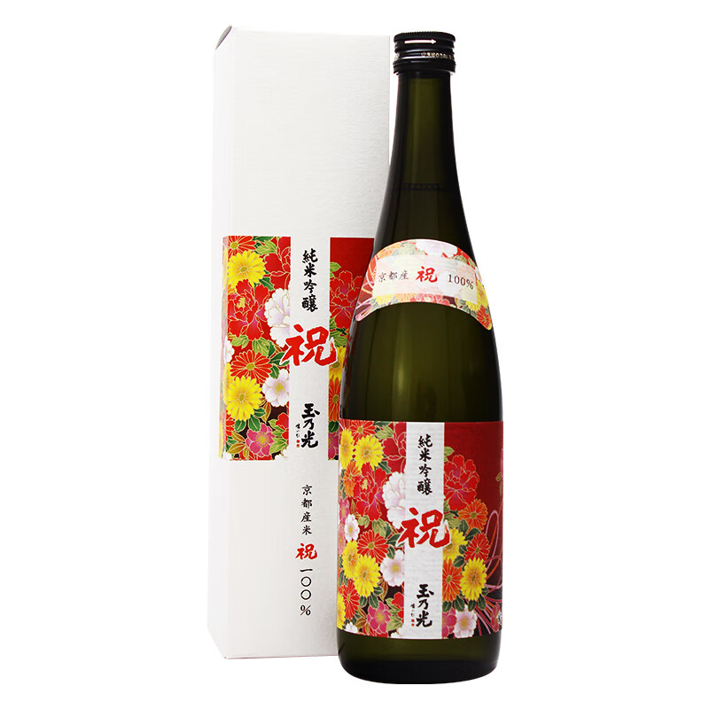 玉乃光祝纯米吟酿清酒日本原装进口洋酒纯米酒清酒720ml