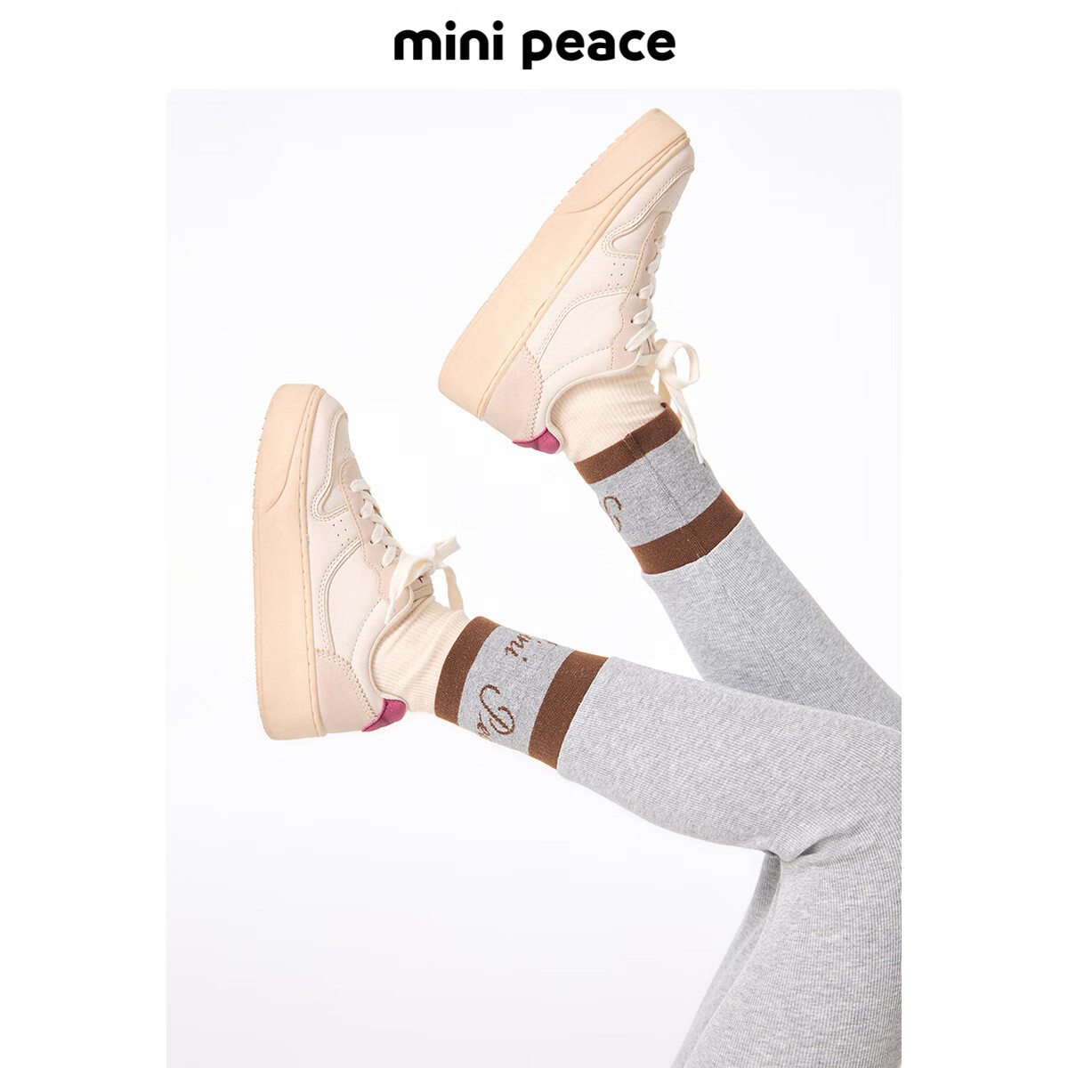 MiniPeace太平鸟童装秋女童打底裤F2GDE3D48 灰色 150cm
