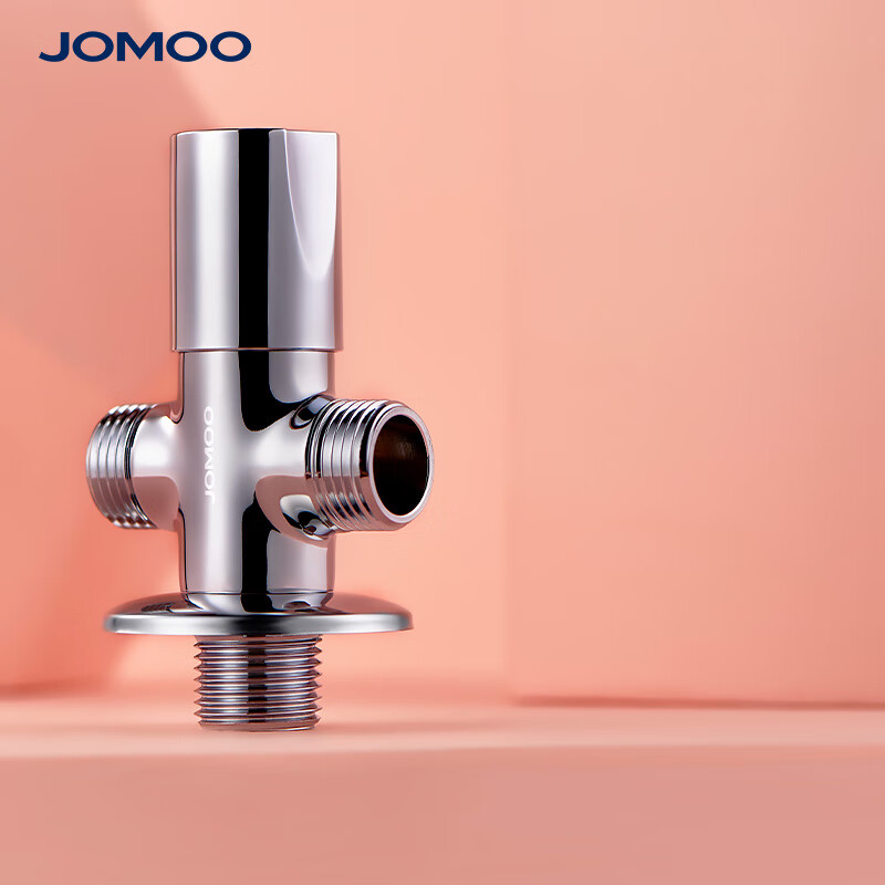 九牧（JOMOO）一进二出三通角阀铜合金加厚陶瓷阀芯一分二冷热分水器厨卫配件 一进二出冷热角阀74085高性价比高么？