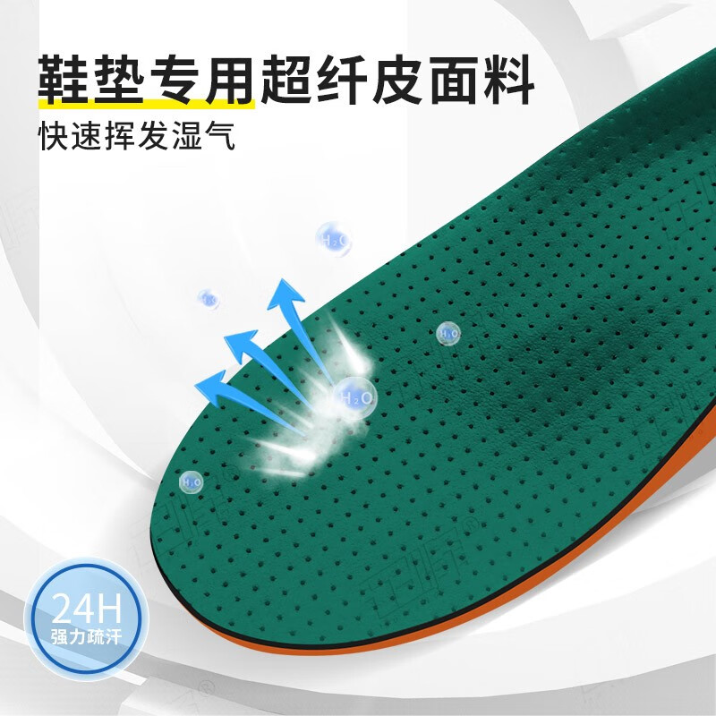 足峰3D定制扁平足矫正鞋垫足弓支撑垫XO型腿内八字纠正缓解足底筋膜炎 第十代-3D雕刻(负离子升级五合一)皮面绿 成人儿童一对一取模对症定制(多功能矫正鞋垫)一双