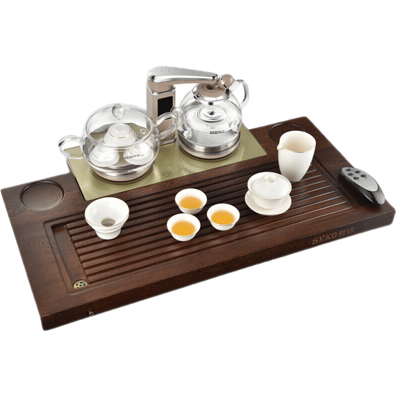 新功全自動(dòng)雞翅木茶盤四合一茶具套裝整塊實(shí)木功夫茶具 F179雞翅木 1件