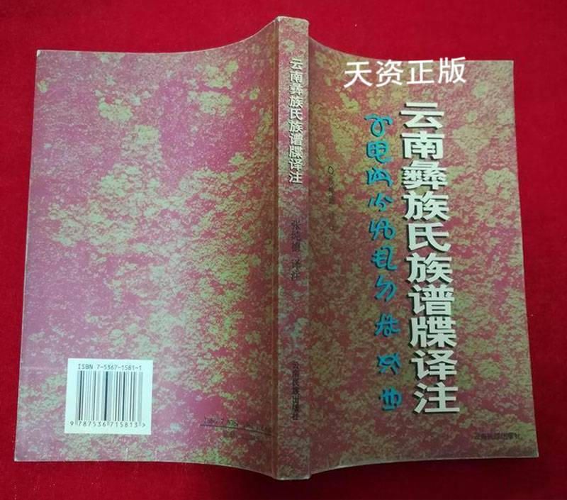 【二手9成新】云南彝族氏族谱牒译注 张纯德 云南民族出版社