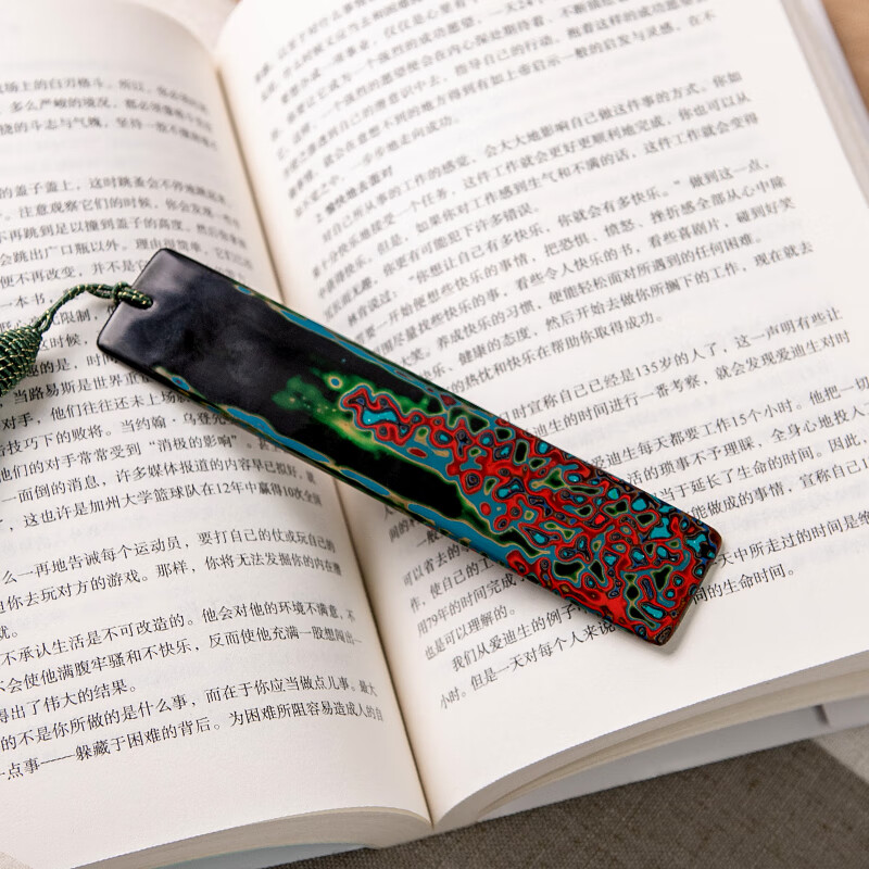 唐都唐都中华老字号平遥推光漆器非遗大漆书签手把件