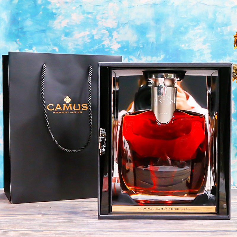 【自营配送】卡慕(camus)皇冠系列干邑白兰地 洋酒礼盒 法国进口洋酒