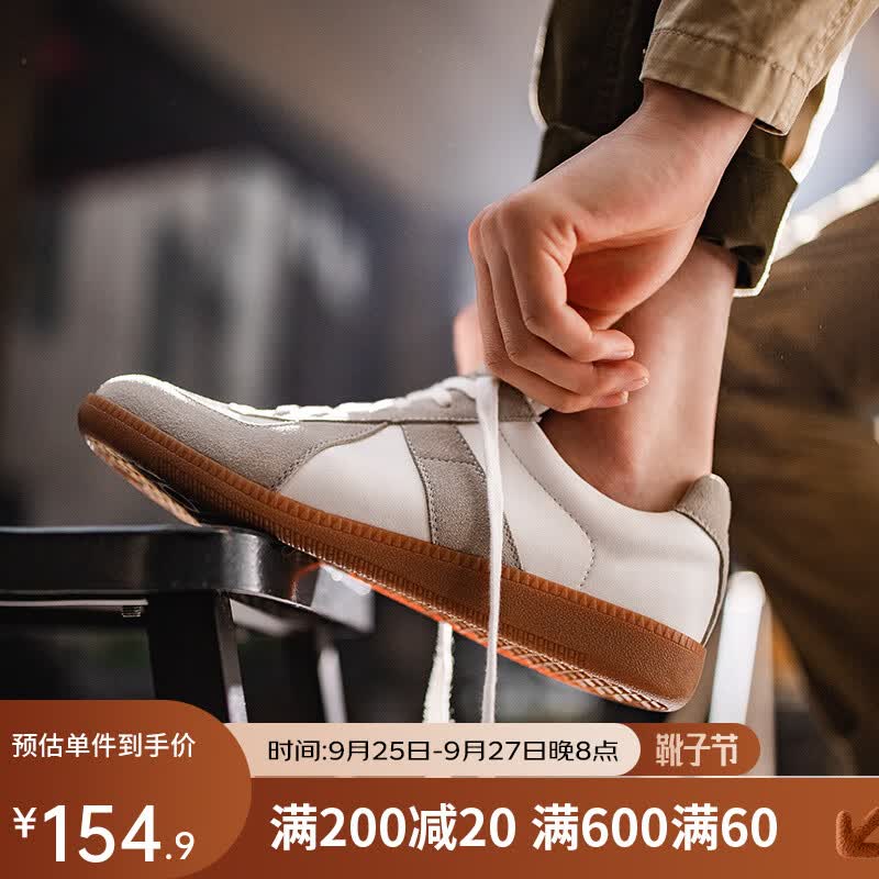 马登（Maden）复古德训鞋低帮休闲鞋男ins潮流运动鞋情侣小白鞋 灰色（尺码偏大，建议拍小一码） 42怎么样,好用不?