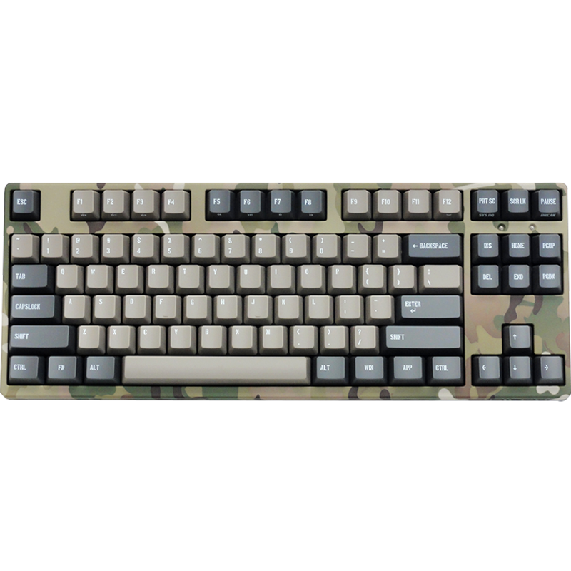 斐尔可 （FILCO）87键圣手二代机械键盘 有线 樱桃轴游戏键盘彩色限量版 办公键盘 迷彩灰键帽 黑轴