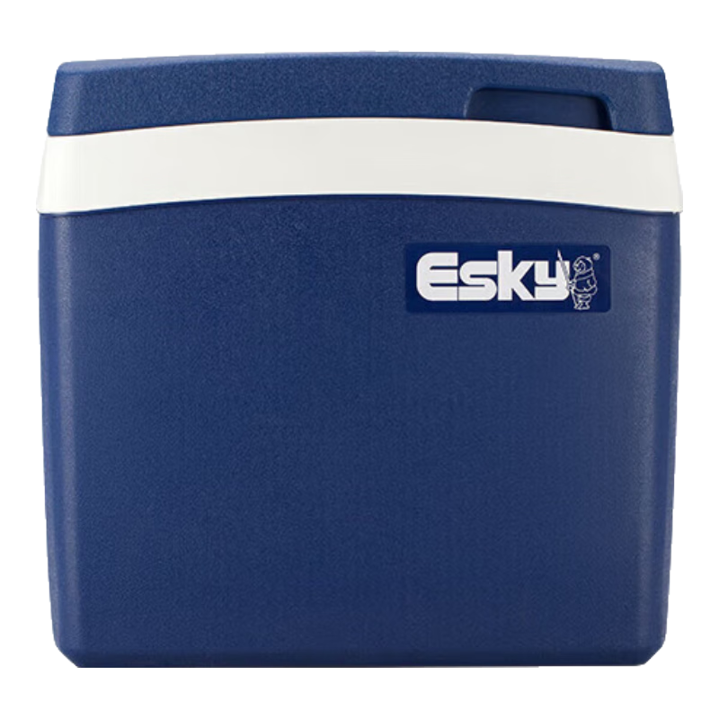 愛(ài)斯基（ESKY）27L藍(lán)蓋車(chē)載家用外賣(mài)保溫箱冷藏箱 便攜戶(hù)外小冰箱保鮮箱附2冰板