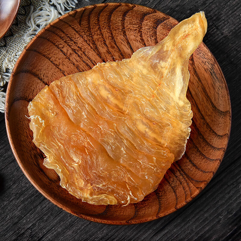 禾澹安南鳘鱼胶双芽双牙花胶干货滋补250g 250g1个