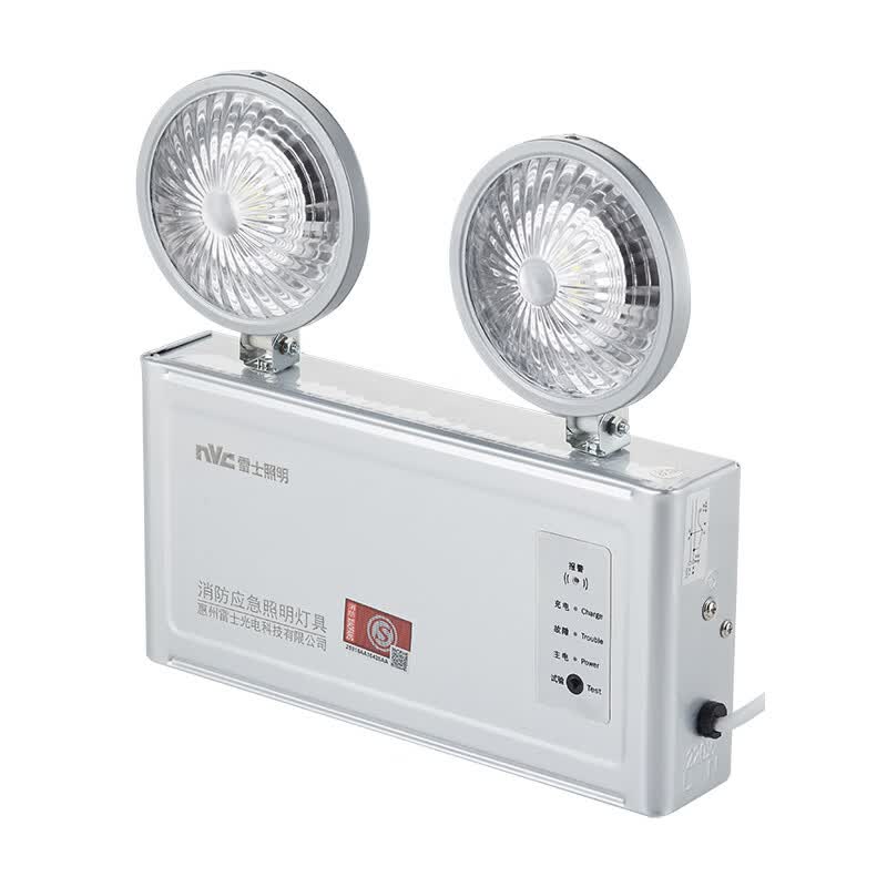 雷士照明雷士双头应急灯led消防应急灯ls-zfzd-e3wsb家用应急灯自亮2