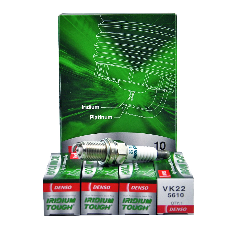 電裝（DENSO）銥鉑金火花塞VK22四支裝(適配哈弗H6,大眾CC,邁騰,昊銳,奧迪A4L)