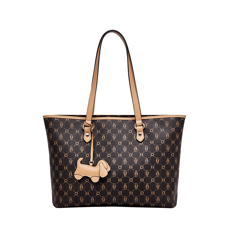 暇步士（Hush Puppies）托特包女时尚百搭大容量包包手提斜跨包生日礼物送老婆送妈妈