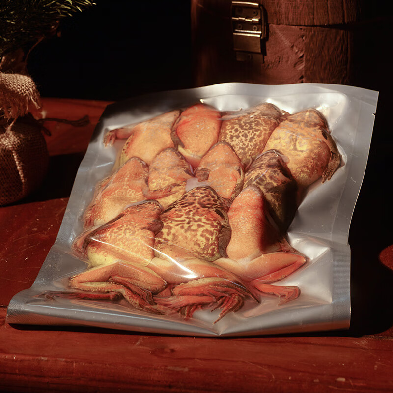 东北林蛙鲜活速冻雪蛤母蛤蟆母豹子爆籽满油油籽分离 速冻母林蛙【9只】/斤