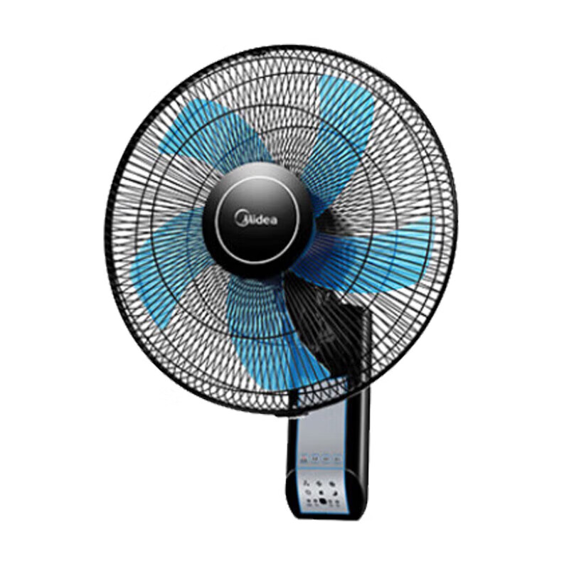 美的(midea)五叶智能遥控壁扇挂壁式商居两用风扇节能低噪广角摇头