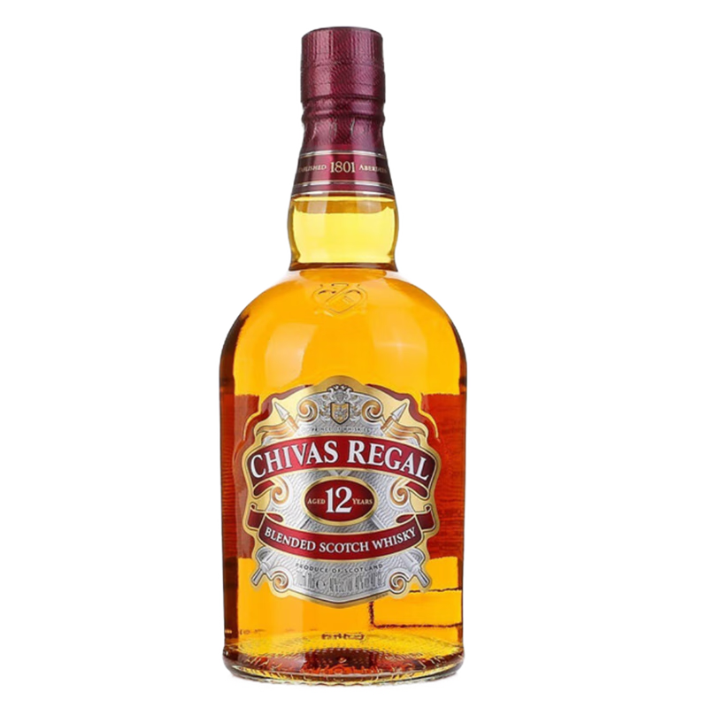 芝华士(chivas)12年 500ml / 700ml  苏格兰调和威士忌 进口洋酒 40度