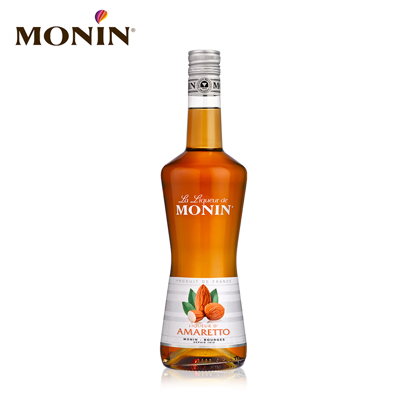 莫林苦杏风味利口酒 700ml瓶装洋酒力娇酒调制配制莫吉托酒精量28% 苦杏风味