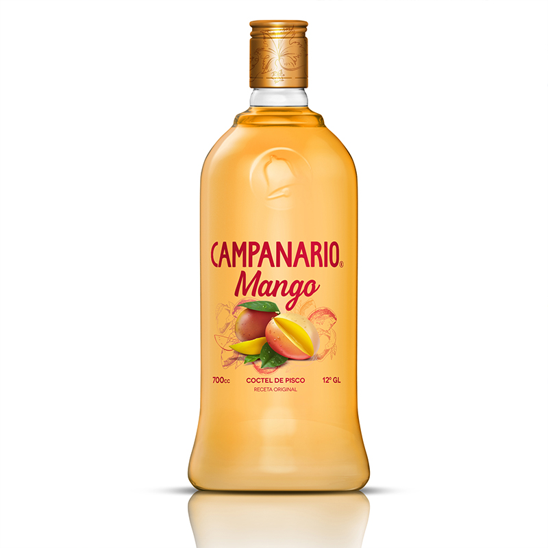 卡裴娜（CAMPANARIO）智利原瓶进口洋酒 皮斯科力娇 预调鸡尾酒甜酒女士利口果酒 芒果味 700ml单瓶装
