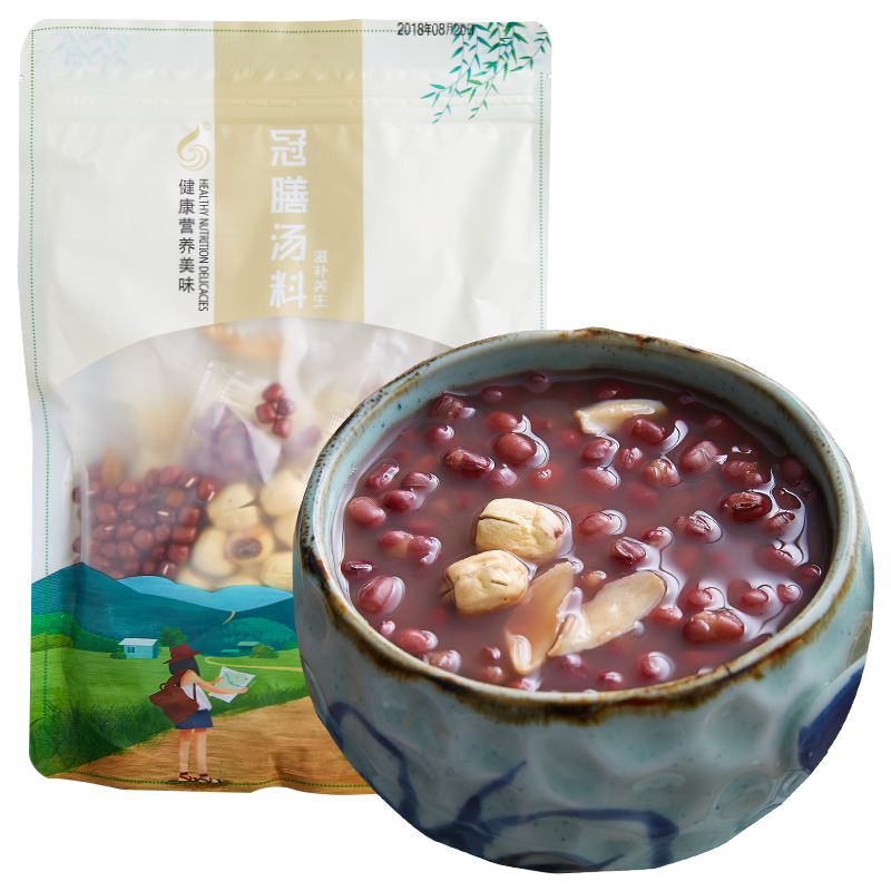 冠膳 莲子百合红豆沙 清补清润滋养糖水包 广东清补凉甜品原材料076