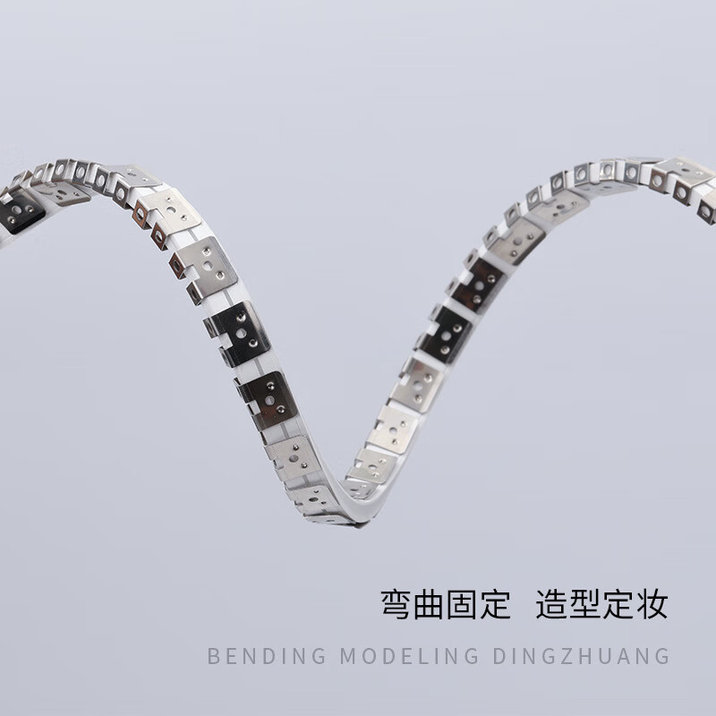 硅胶灯带卡槽固定架龙骨架程长方形软卡扣霓虹灯带软卡槽工卡槽 硅胶