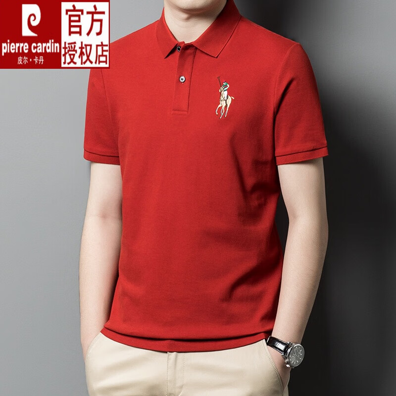 皮尔卡丹(pierre cardin)送爸爸品牌短袖t恤男polo.