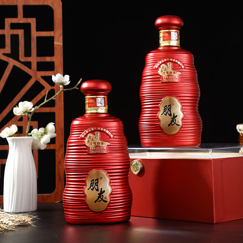 朋友 酱香型白酒 纯粮酿造 宴会送礼自饮收藏 53度 500mL 6瓶 朋友酒(珍品)整箱
