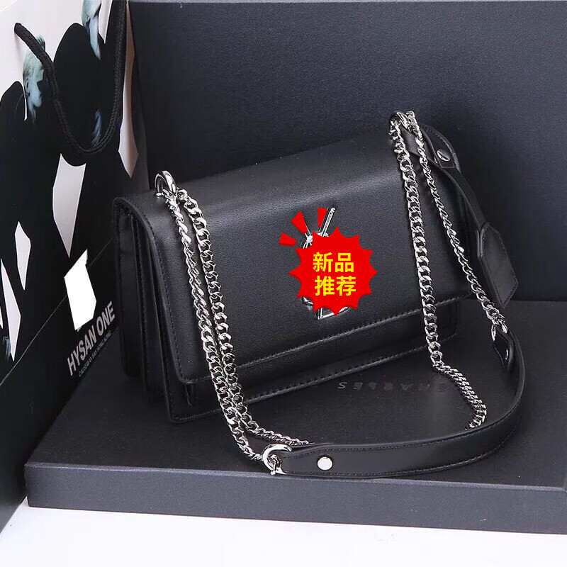 酷奇袋鼠包包女包酷奇女包新品单肩包女士包包斜挎包送女朋友老婆生日礼物 红金+礼盒包装