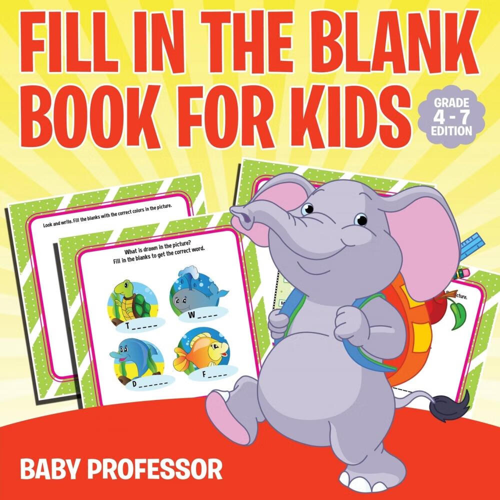 【预售 按需印刷】fill in the blank book for kids | grade 1