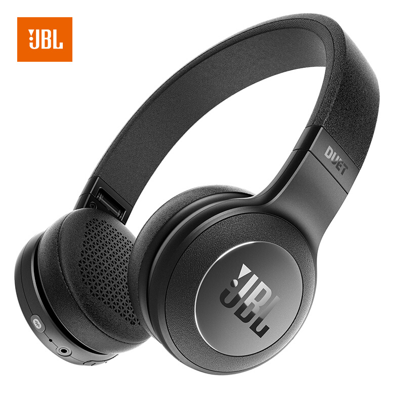 JBL Duet BT Wireless 头戴式无线耳机 蓝牙耳机头戴式 通用苹果华为小米手机 无线耳机 黑色