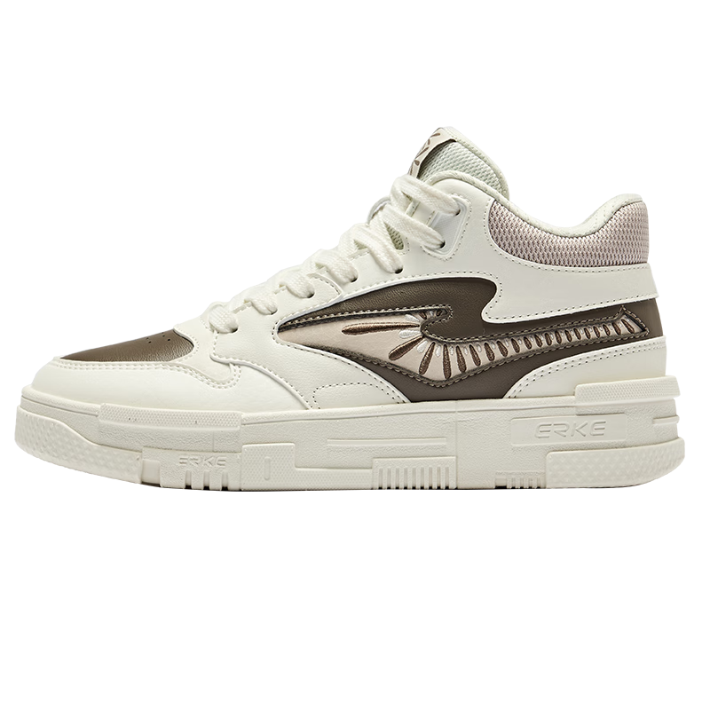 鸿星尔克情侣板鞋女秋季新款软底增高时尚潮流撞色百搭休闲女鞋|木兰2