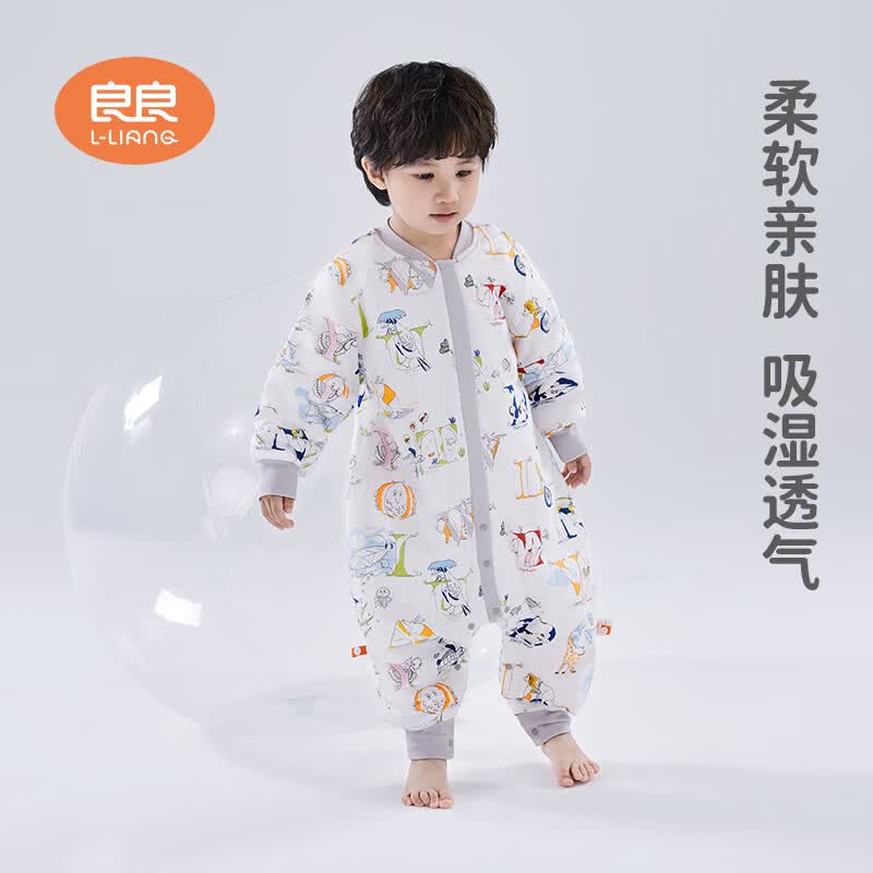 良良婴儿睡袋儿童宝宝四季通用可拆袖分腿睡袋防踢被阅读80*36cm高性价比高么？