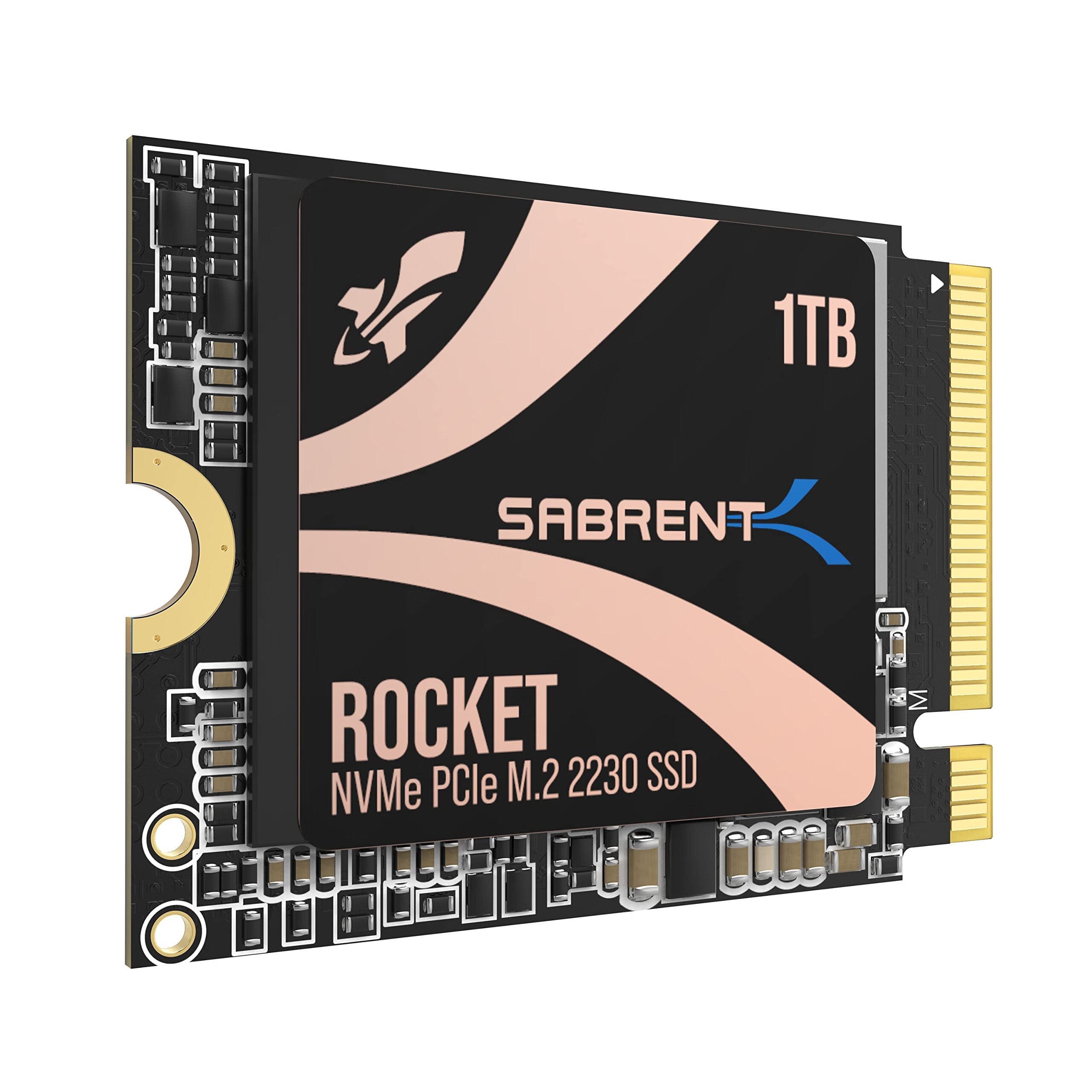 Sabrent Rocket 2230 SSD 固态硬盘 1TB大容量 高性能 NVMe 4.0协议 PCIe 4.0 M.2接口 2230尺寸