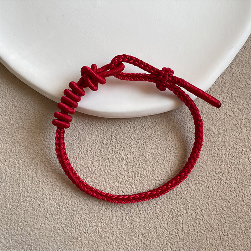 媞陌diy八股半成品编手绳可穿珠饰品吊坠双联结手链手工编织520情 酒