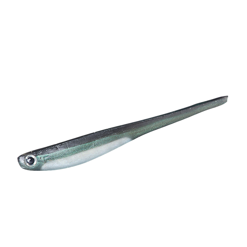 达亿瓦（DAIWA） STEEZ REAL SLUGGER 路亚鱼型假饵软饵鲱鱼软虫逼真拟 绿鲱鱼3英寸